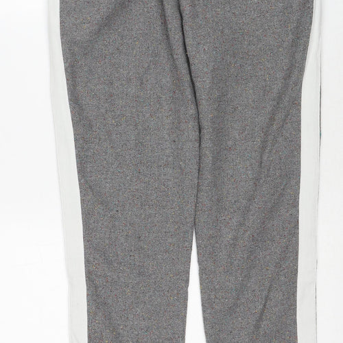 ASOS Mens Grey Polyester Jogger Trousers Size 32 in L32 in Regular Drawstring