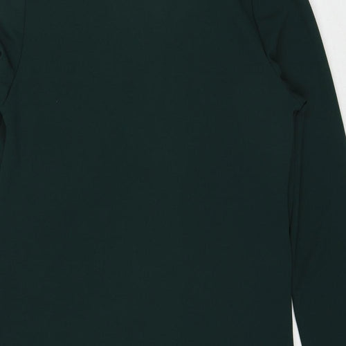 Kimi&Co Womens Green Overcoat Coat Size S Button