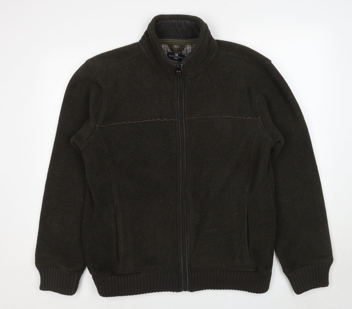 Marks and Spencer Mens Green Jacket Size L Zip