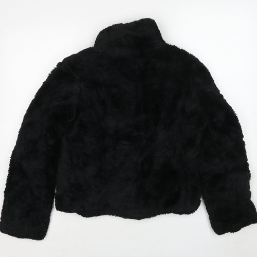 New Look Womens Black Jacket Size 12 Zip