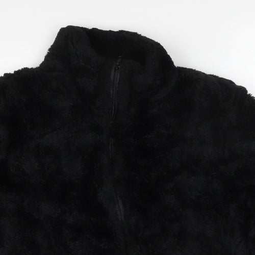 New Look Womens Black Jacket Size 12 Zip