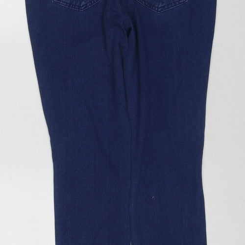 NEXT Womens Blue Cotton Jegging Jeans Size 12 Regular Zip