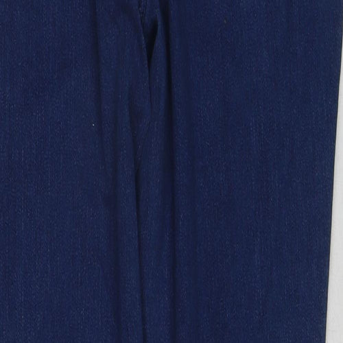 NEXT Womens Blue Cotton Jegging Jeans Size 12 Regular Zip