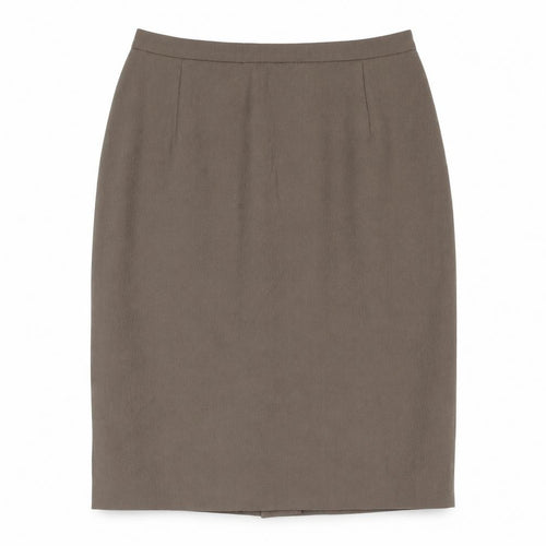Bianca Womens Brown Polyester Straight & Pencil Skirt Size 12 Zip