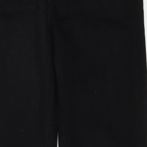 Burton Mens Black Cotton Straight Jeans Size 28 in Regular Zip