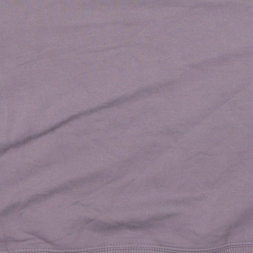 A New Day Womens Purple Cotton Pullover Sweatshirt Size M Pullover