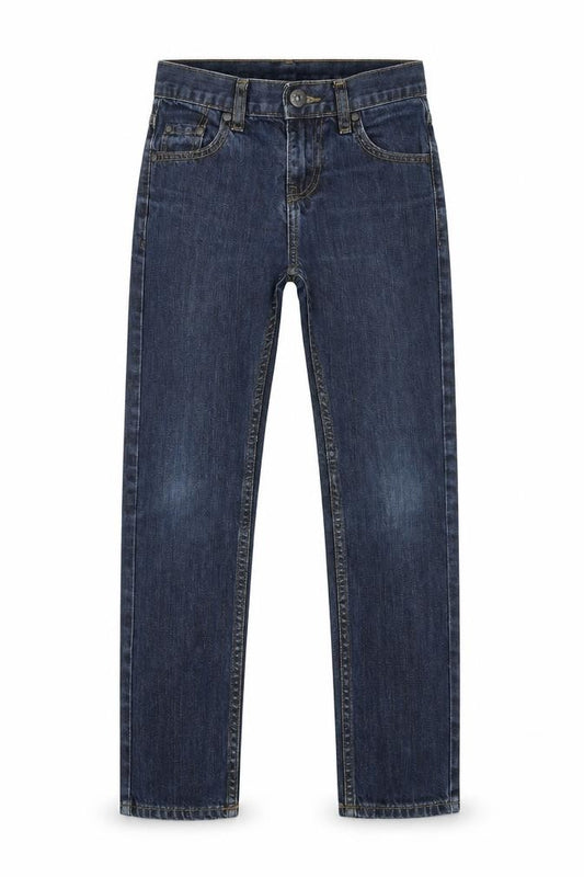 Backflips Boys Blue Cotton Skinny Jeans Size 10 Years Regular Zip