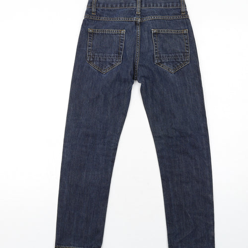 Backflips Boys Blue Cotton Skinny Jeans Size 10 Years Regular Zip