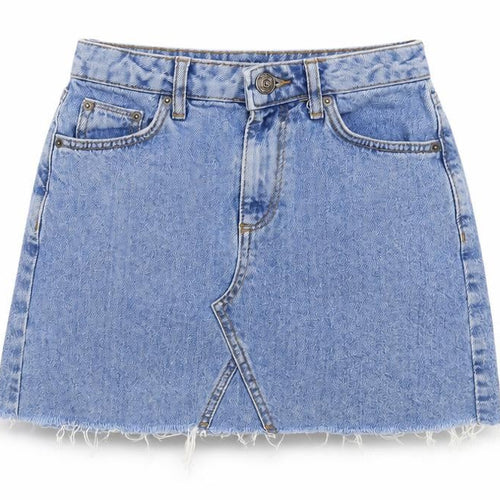 BDG Womens Blue Cotton A-Line Skirt Size XS Zip