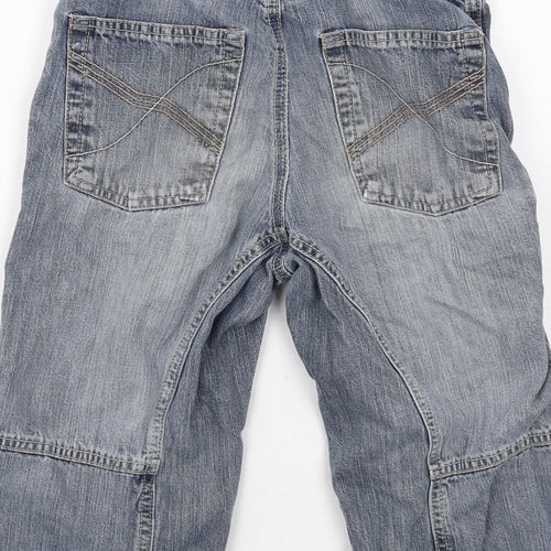 Power Kids Boys Blue Cotton Straight Jeans Size 6-7 Years Regular Zip