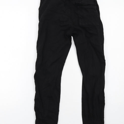 Zara Boys Black Cotton Skinny Jeans Size 11-12 Years Regular Zip
