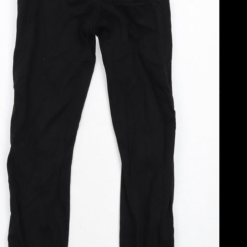 Zara Boys Black Cotton Skinny Jeans Size 11-12 Years Regular Zip