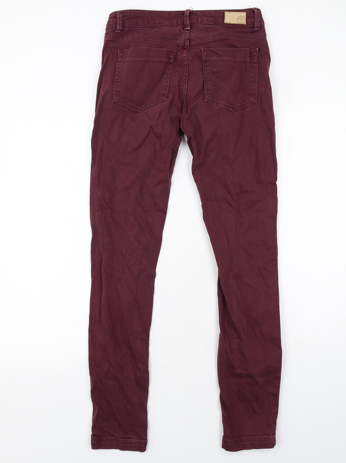 Henri Lloyd Womens Purple Cotton Skinny Jeans Size 8 Regular Zip