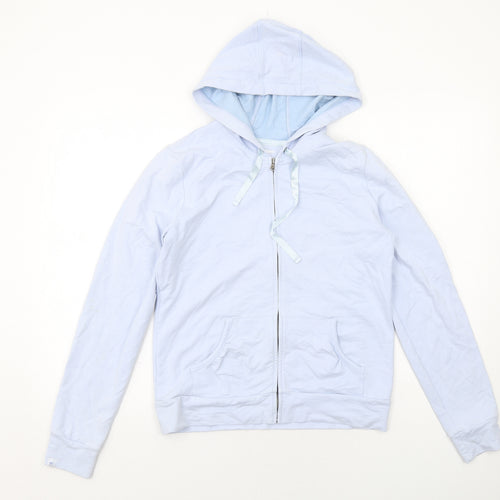 Gap Womens Blue Cotton Full Zip Hoodie Size M Zip