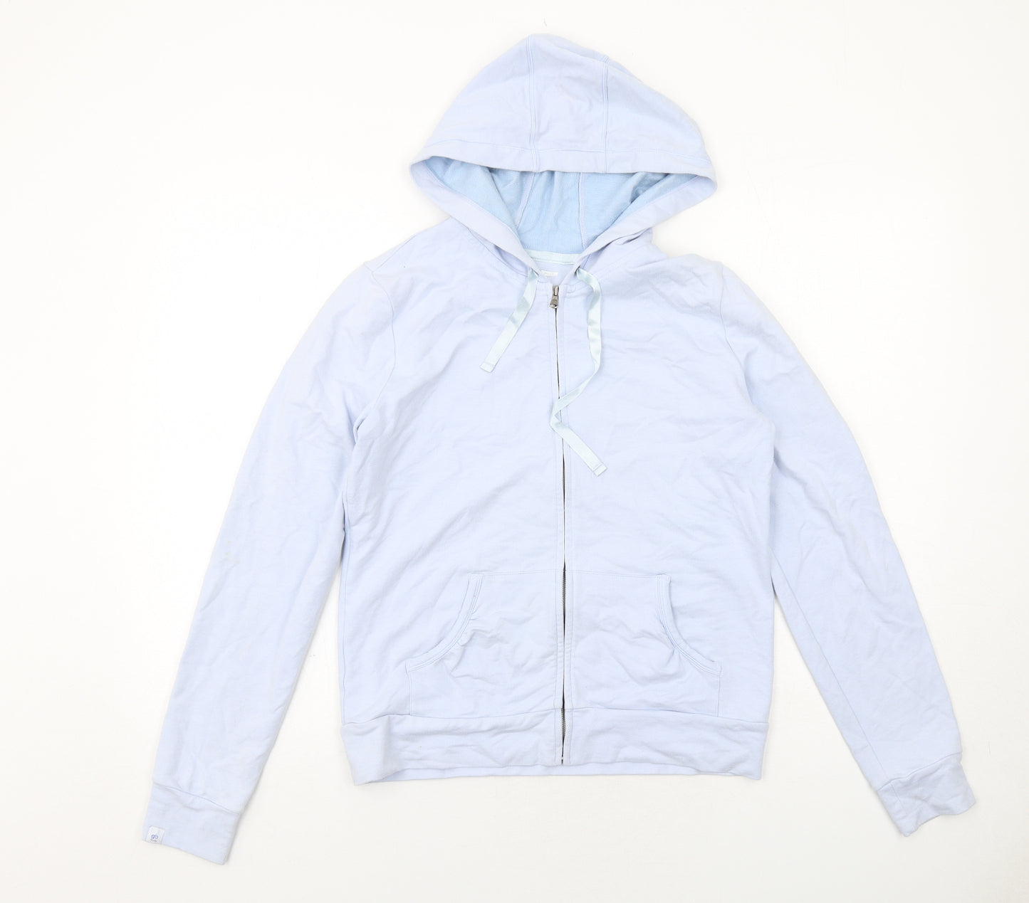 Gap Womens Blue Cotton Full Zip Hoodie Size M Zip