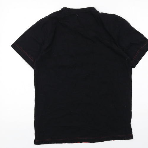 Joe Browns Mens Black Cotton T-Shirt Size M Round Neck - Jimmy Hendrix