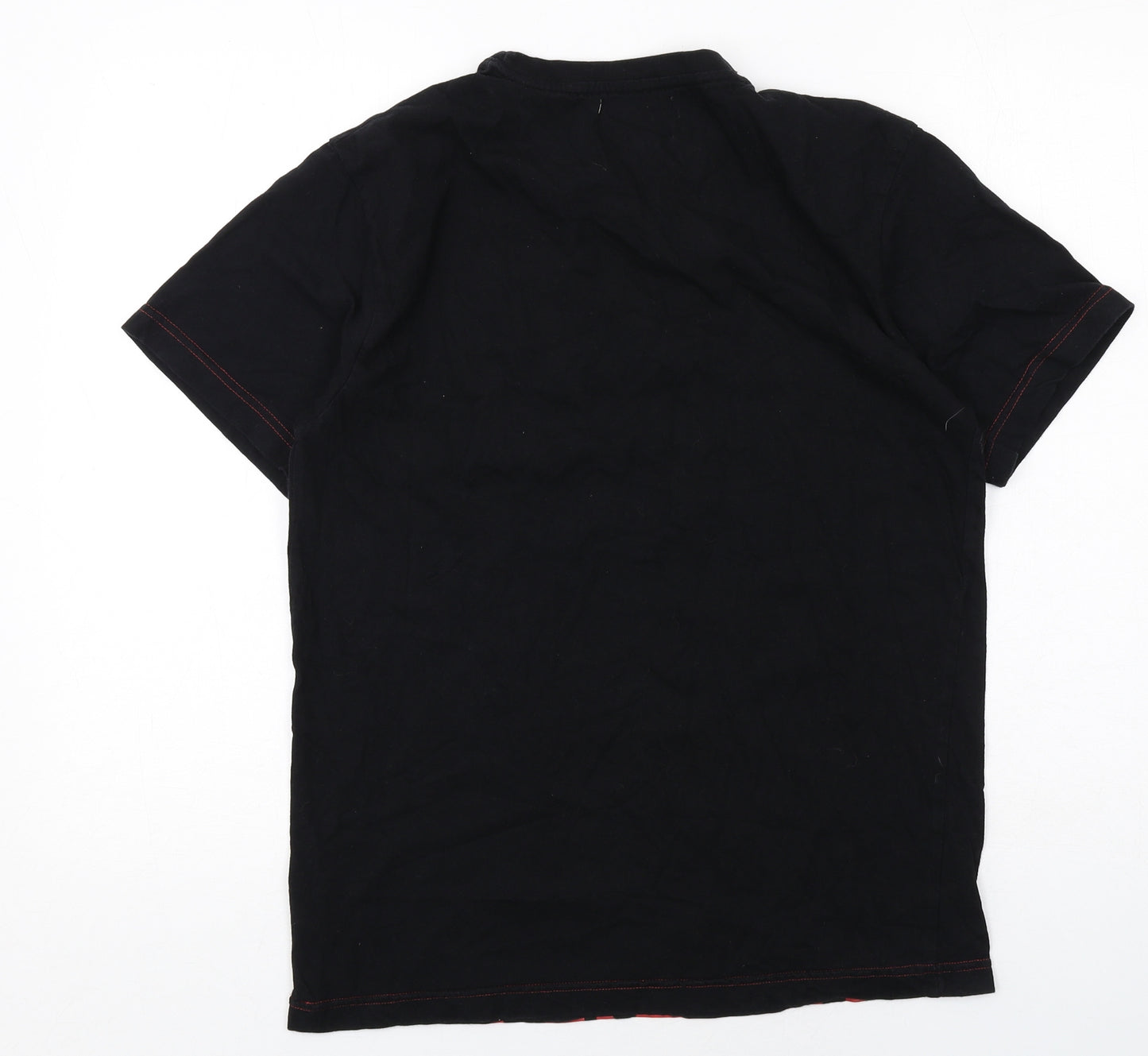 Joe Browns Mens Black Cotton T-Shirt Size M Round Neck - Jimmy Hendrix