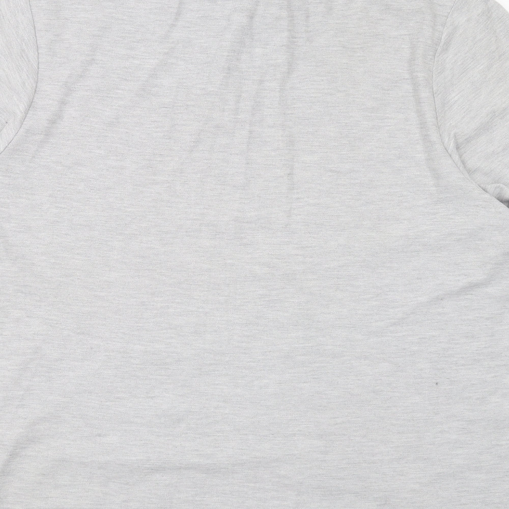 Slazenger Mens Grey Polyester Polo Size 3XL Collared Button