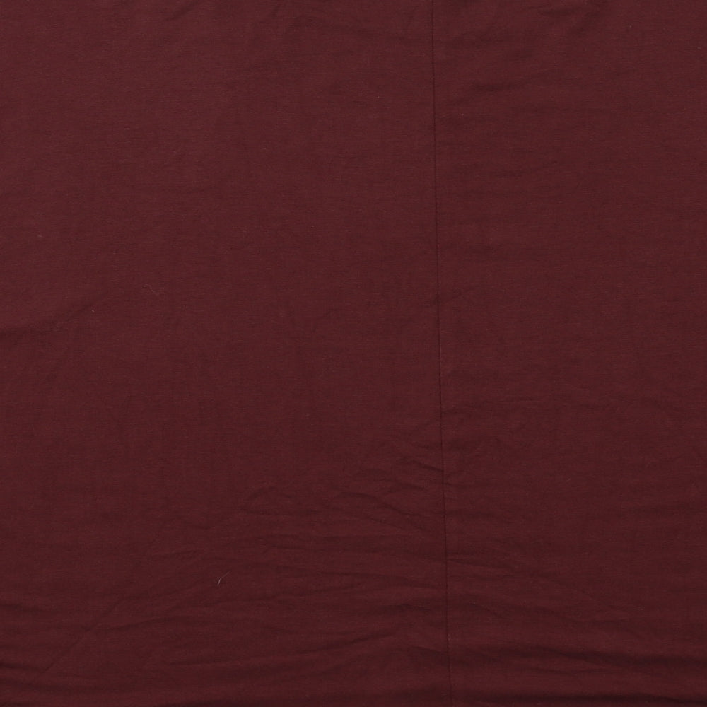 Old Navy Womens Brown Viscose Basic T-Shirt Size 2XL Round Neck
