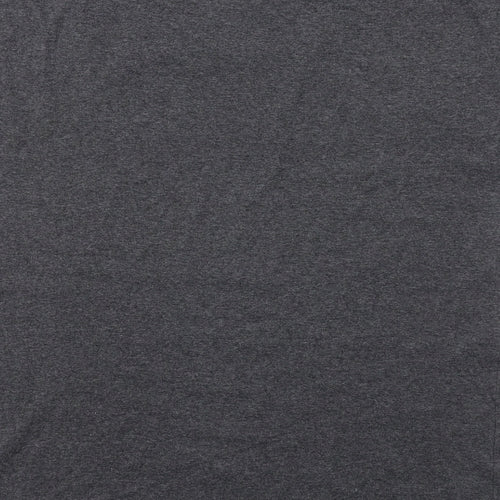 Nad Womens Grey Cotton Basic T-Shirt Size 2XL Boat Neck - Paris