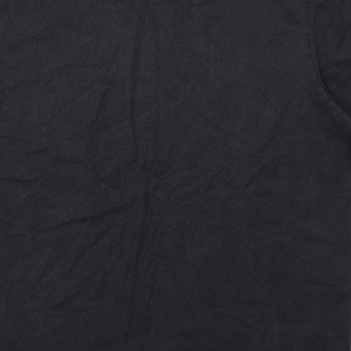 Billabong Mens Black Cotton T-Shirt Size 3XL Round Neck