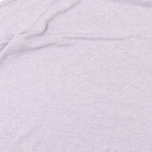 Disney Womens Purple Round Neck Polyester Pullover Jumper Size M - Stitch