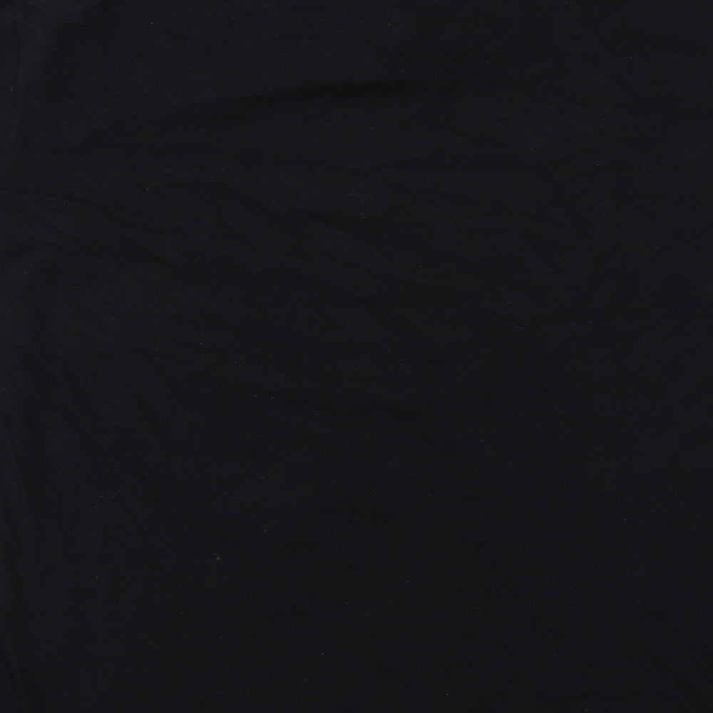 Spyro Mens Black Cotton T-Shirt Size L Round Neck - Spyro