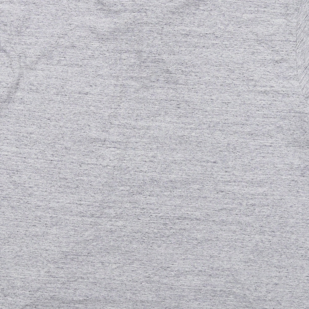 NEXT Mens Grey Cotton Polo Size XL Collared Button