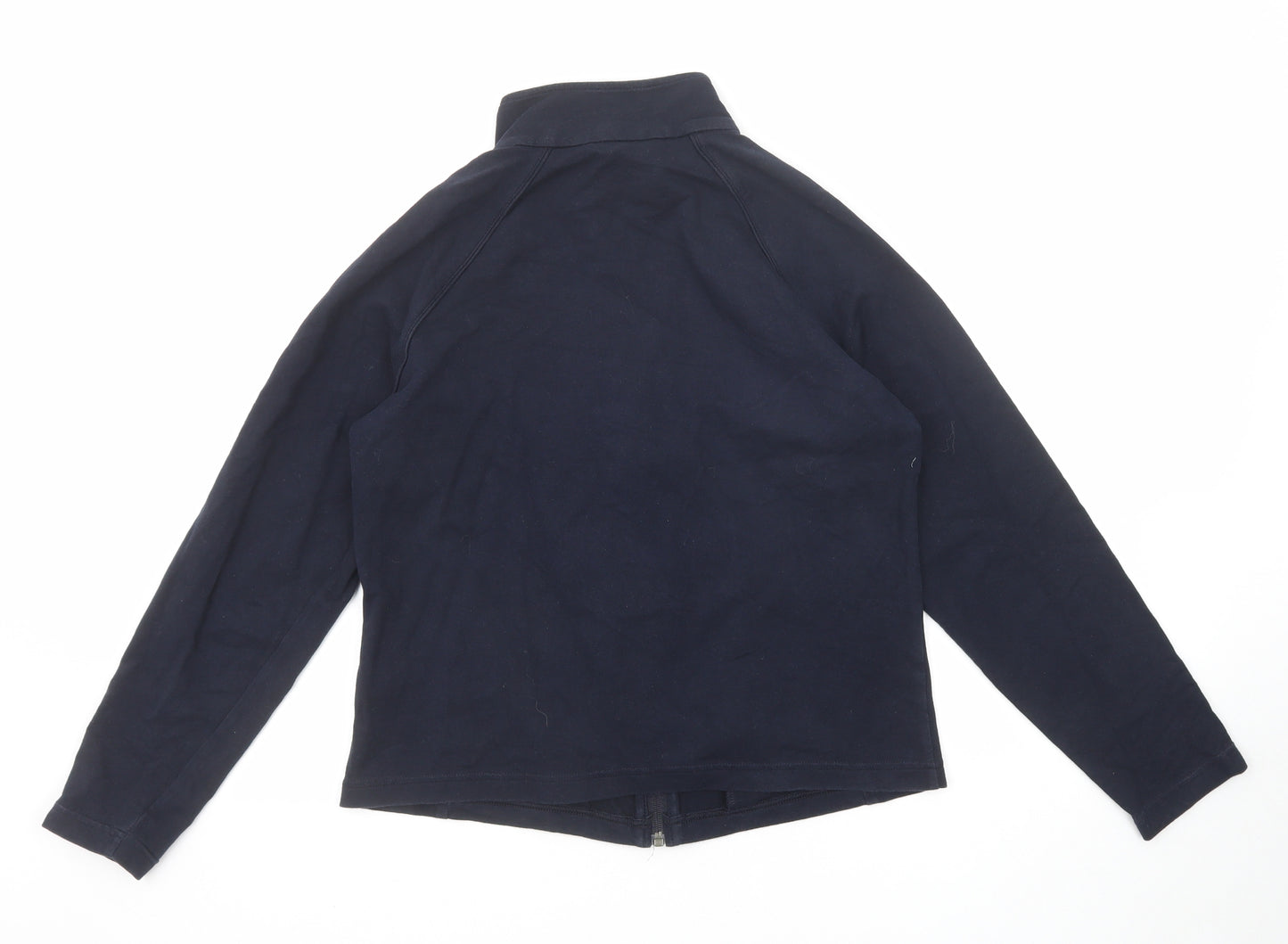 Marks and Spencer Womens Blue Jacket Size 14 Zip