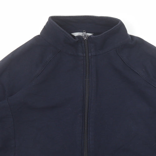 Marks and Spencer Womens Blue Jacket Size 14 Zip
