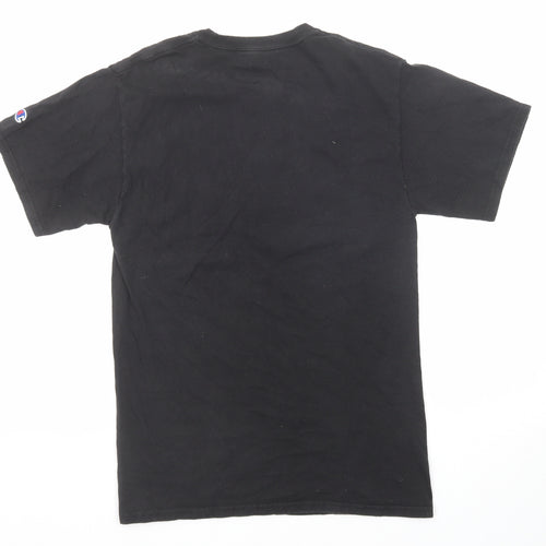 Champion Mens Black Cotton T-Shirt Size S Round Neck - Cincinnati Alumni