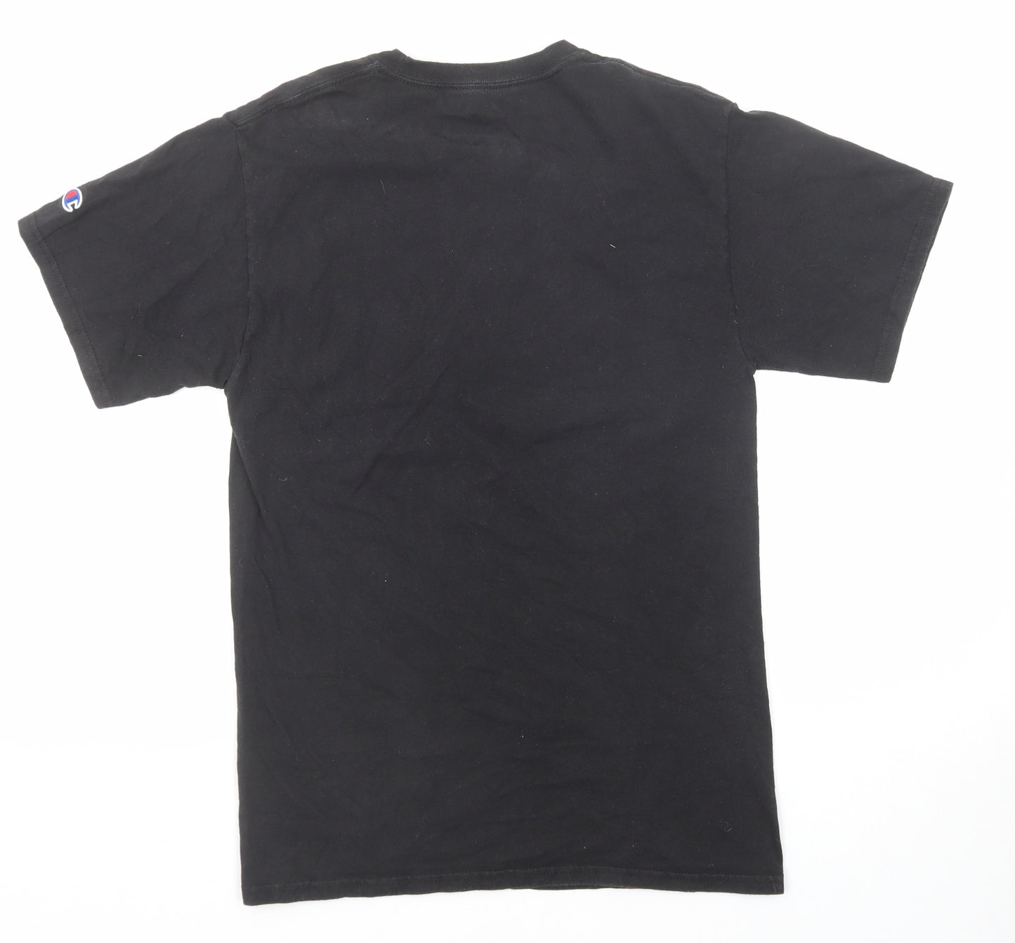 Champion Mens Black Cotton T-Shirt Size S Round Neck - Cincinnati Alumni
