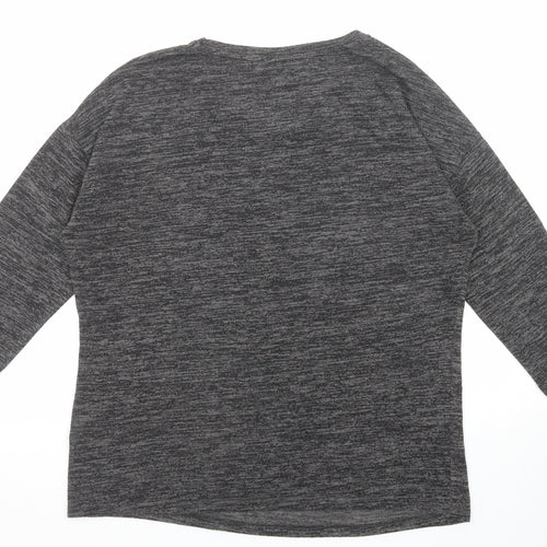 NEXT Womens Grey Round Neck Polyester Pullover Jumper Size 16 - Baby its cold outside