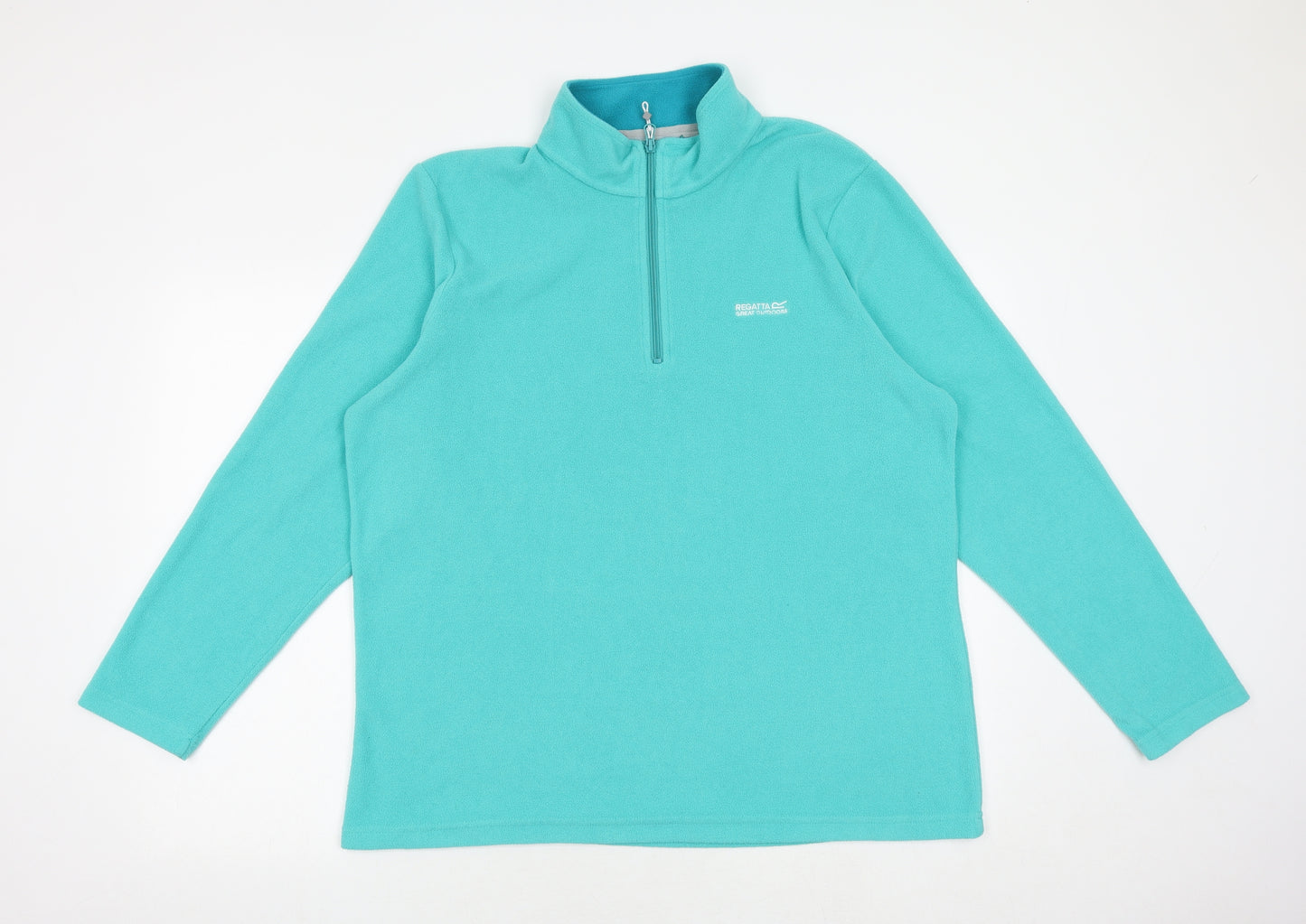 Regatta Womens Blue Polyester Pullover Sweatshirt Size 18 Zip