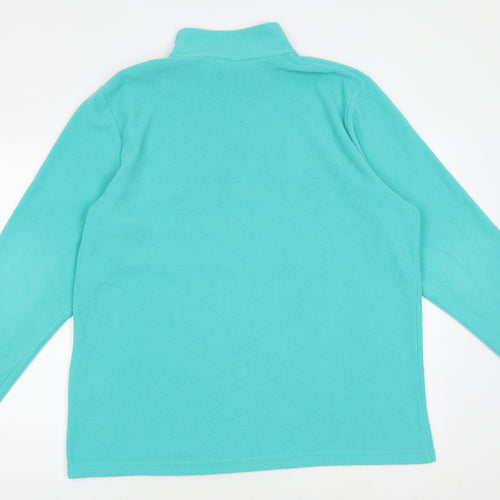 Regatta Womens Blue Polyester Pullover Sweatshirt Size 18 Zip