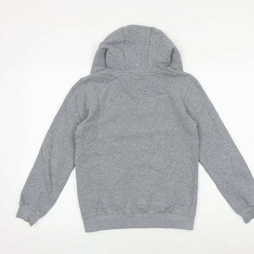 Firetrap Boys Grey Cotton Pullover Hoodie Size 11-12 Years Pullover