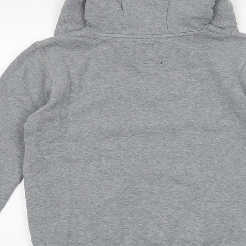 Firetrap Boys Grey Cotton Pullover Hoodie Size 11-12 Years Pullover