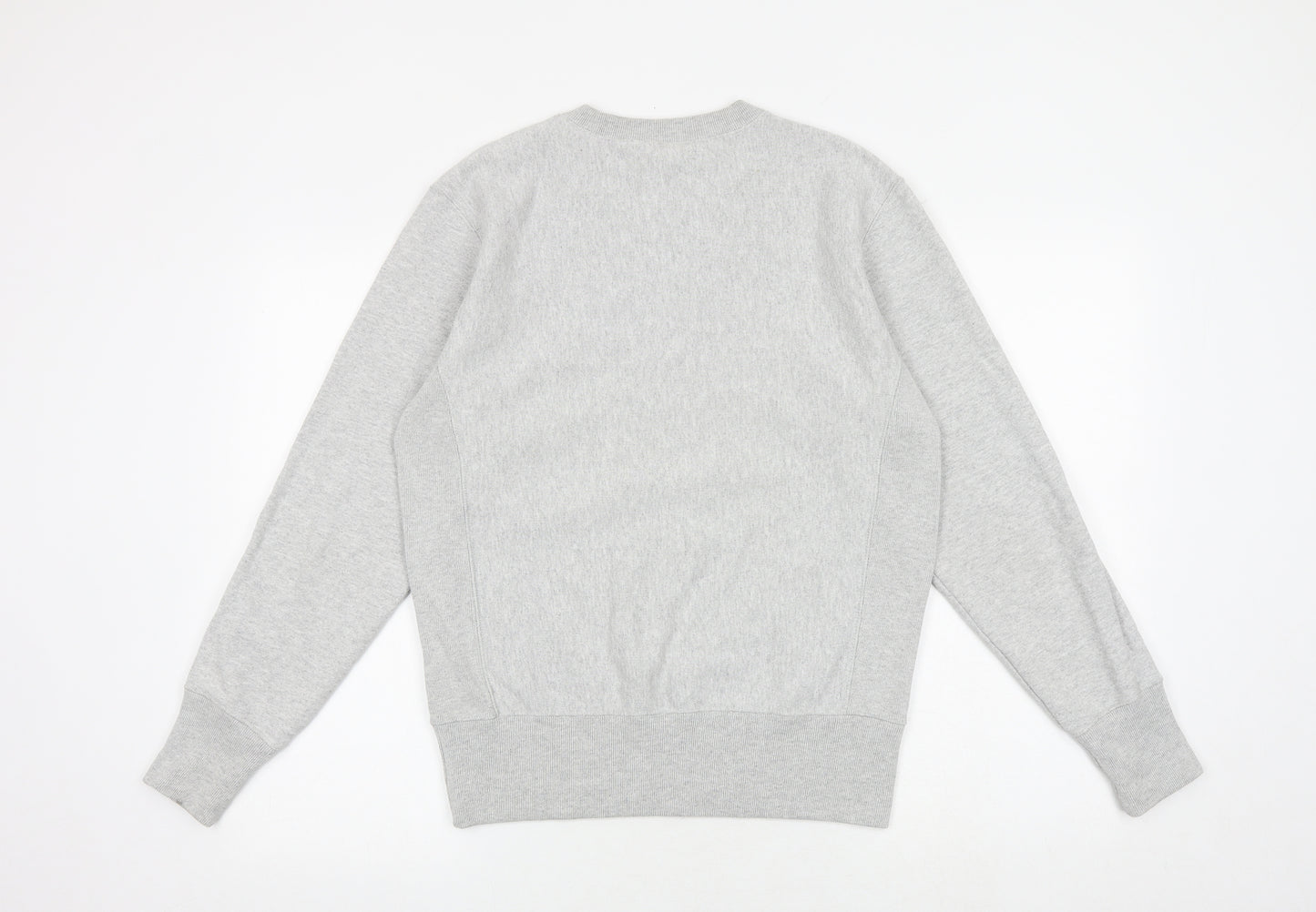 Champion Mens Grey Cotton Pullover Sweatshirt Size M