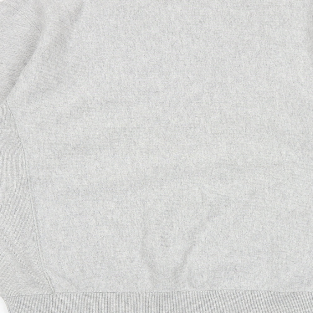 Champion Mens Grey Cotton Pullover Sweatshirt Size M