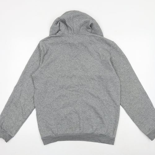 PUMA Boys Grey Cotton Pullover Hoodie Size 15-16 Years Pullover