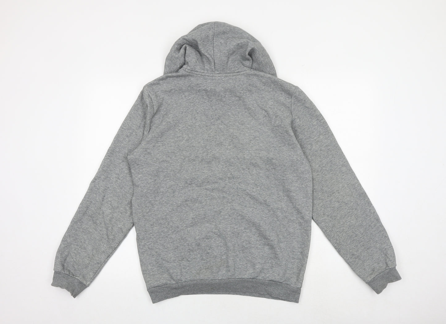 PUMA Boys Grey Cotton Pullover Hoodie Size 15-16 Years Pullover