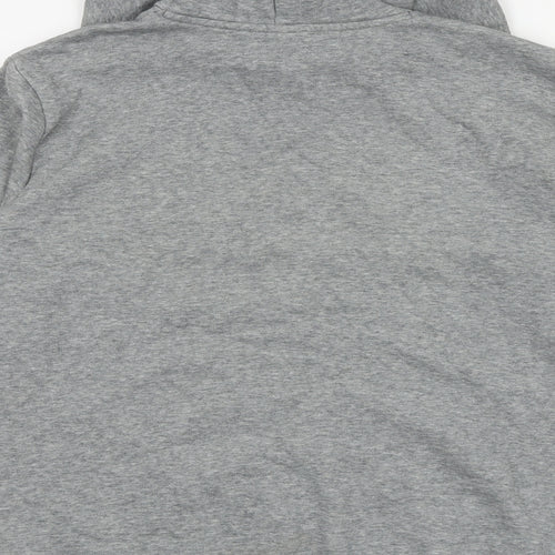 PUMA Boys Grey Cotton Pullover Hoodie Size 15-16 Years Pullover