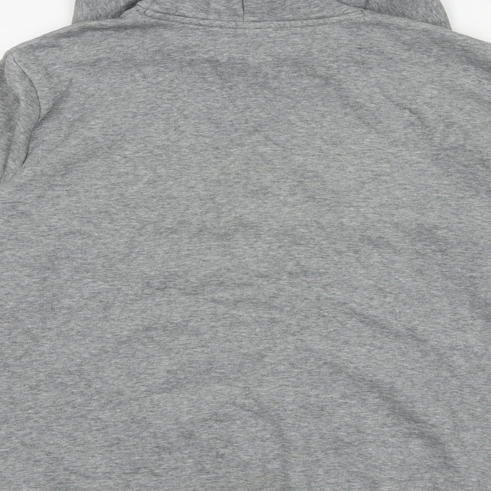 PUMA Boys Grey Cotton Pullover Hoodie Size 15-16 Years Pullover