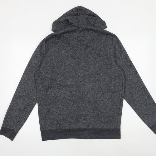 Burton Mens Grey Cotton Full Zip Hoodie Size L