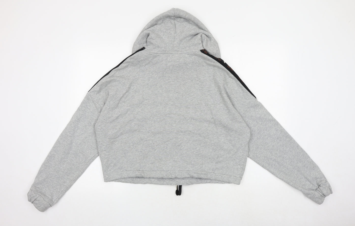 H&M Womens Grey 100% Cotton Pullover Hoodie Size M Pullover - P.E Nation