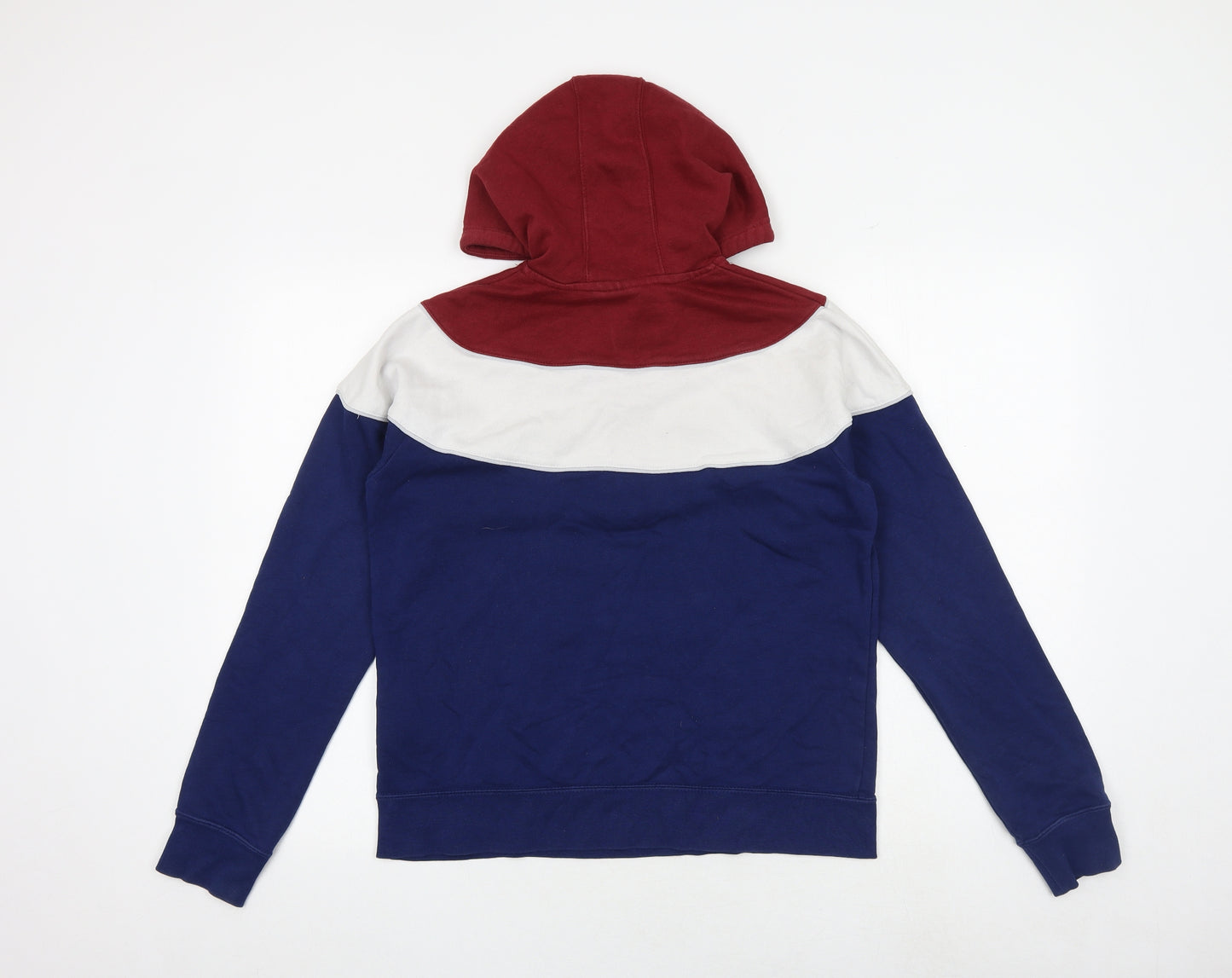 Nike Mens Multicoloured Cotton Pullover Hoodie Size S - Colourblock