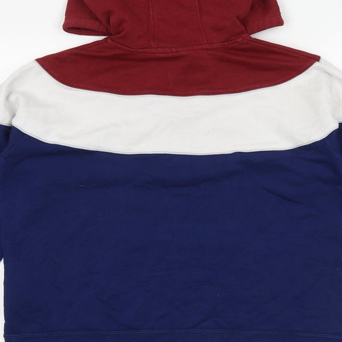 Nike Mens Multicoloured Cotton Pullover Hoodie Size S - Colourblock