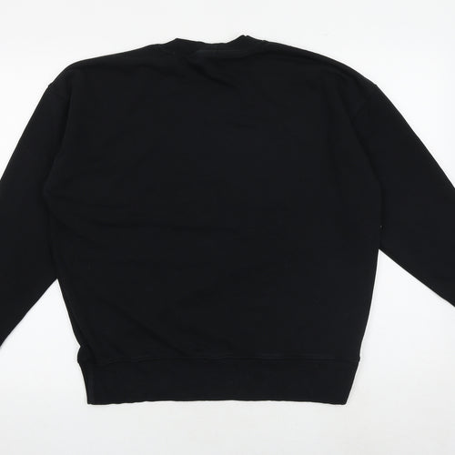 IVY PARK Womens Black Cotton Pullover Sweatshirt Size S Pullover