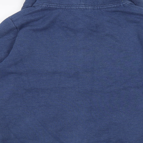 Superdry Womens Blue Cotton Pullover Hoodie Size XL Pullover