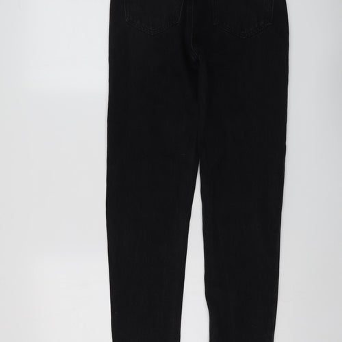 Pull&Bear Womens Black Cotton Skinny Jeans Size 4 L28 in Regular Button